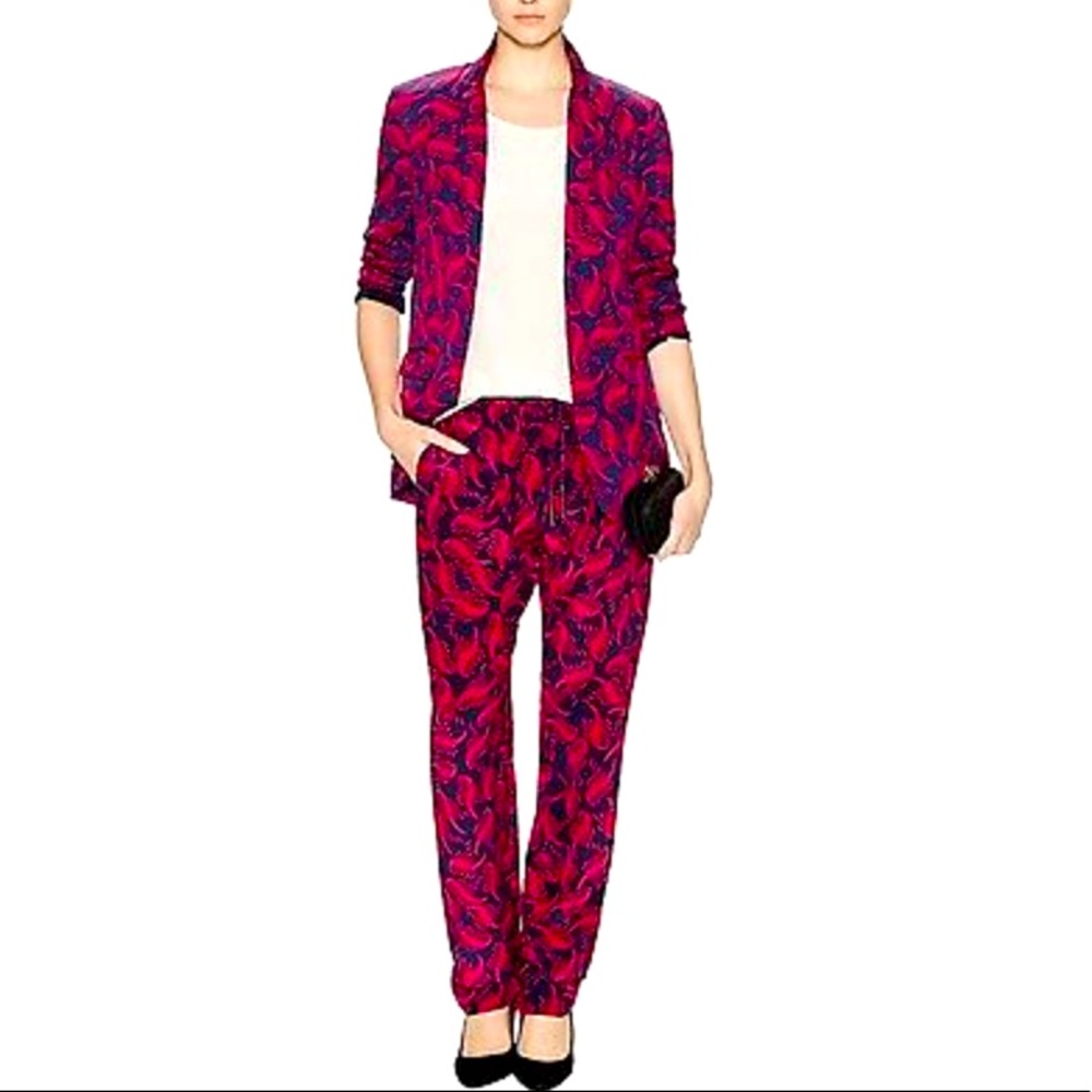 NEW SILK DVF PANTS